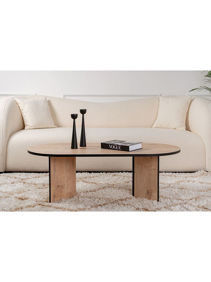 Scandinavia Concept Couchtisch ''Sable'' in Hellbraun/ Schwarz - (B)119 x (H)39,8 x (T)60 cm günstig kaufen onesize