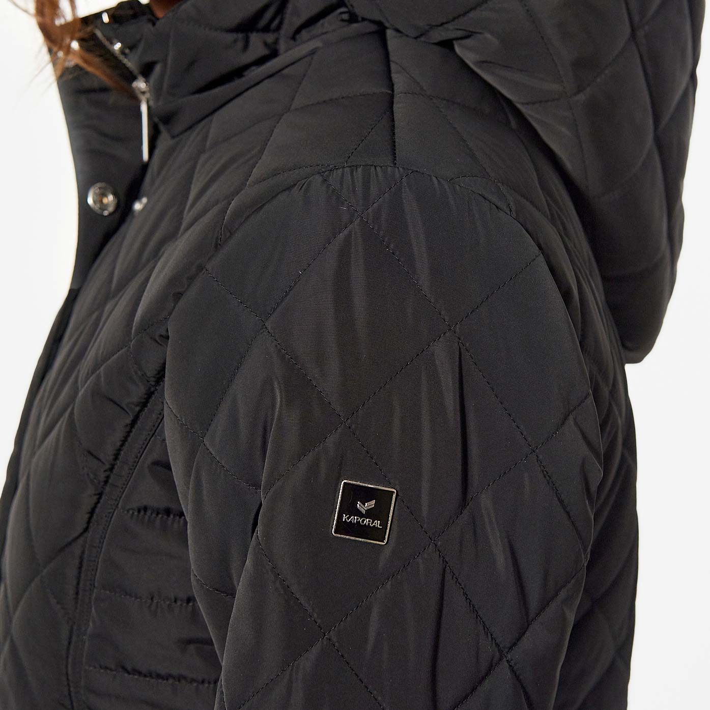 DAVE   Doudoune noire Femme