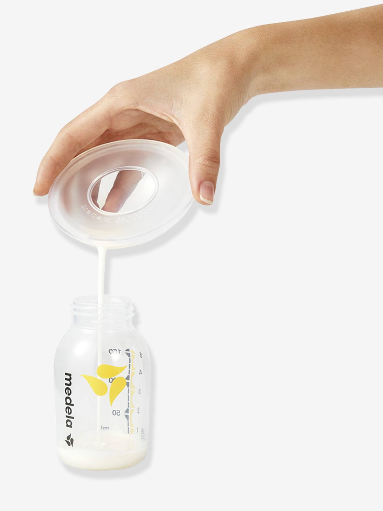 Lot de 2 coupelles recueil-lait MEDELA transparent