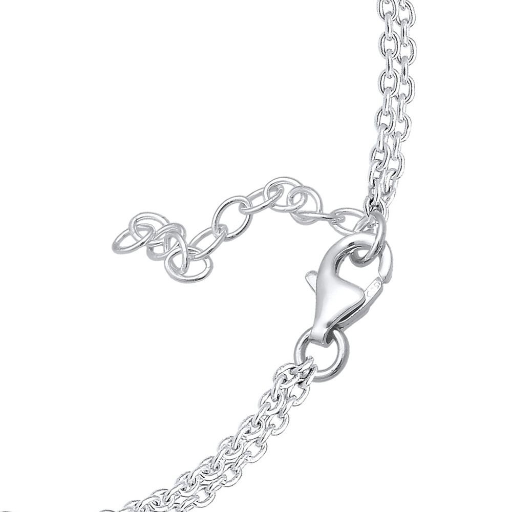 Elli Elli Bracelet Cercle Cristal Femme  (925/1000) Argent Bracelet
