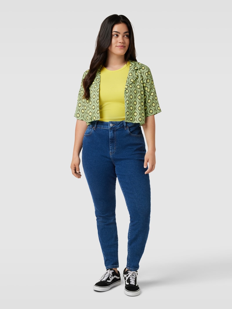 PLUS SIZE Jeans im 5-Pocket-Design Modell 'MELANY' in dunkelblau