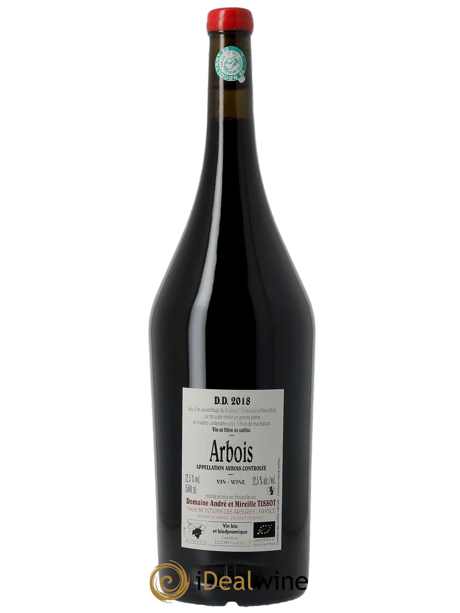 Arbois DD Bénédicte et Stéphane Tissot  2018 - Lot de 1 Magnum