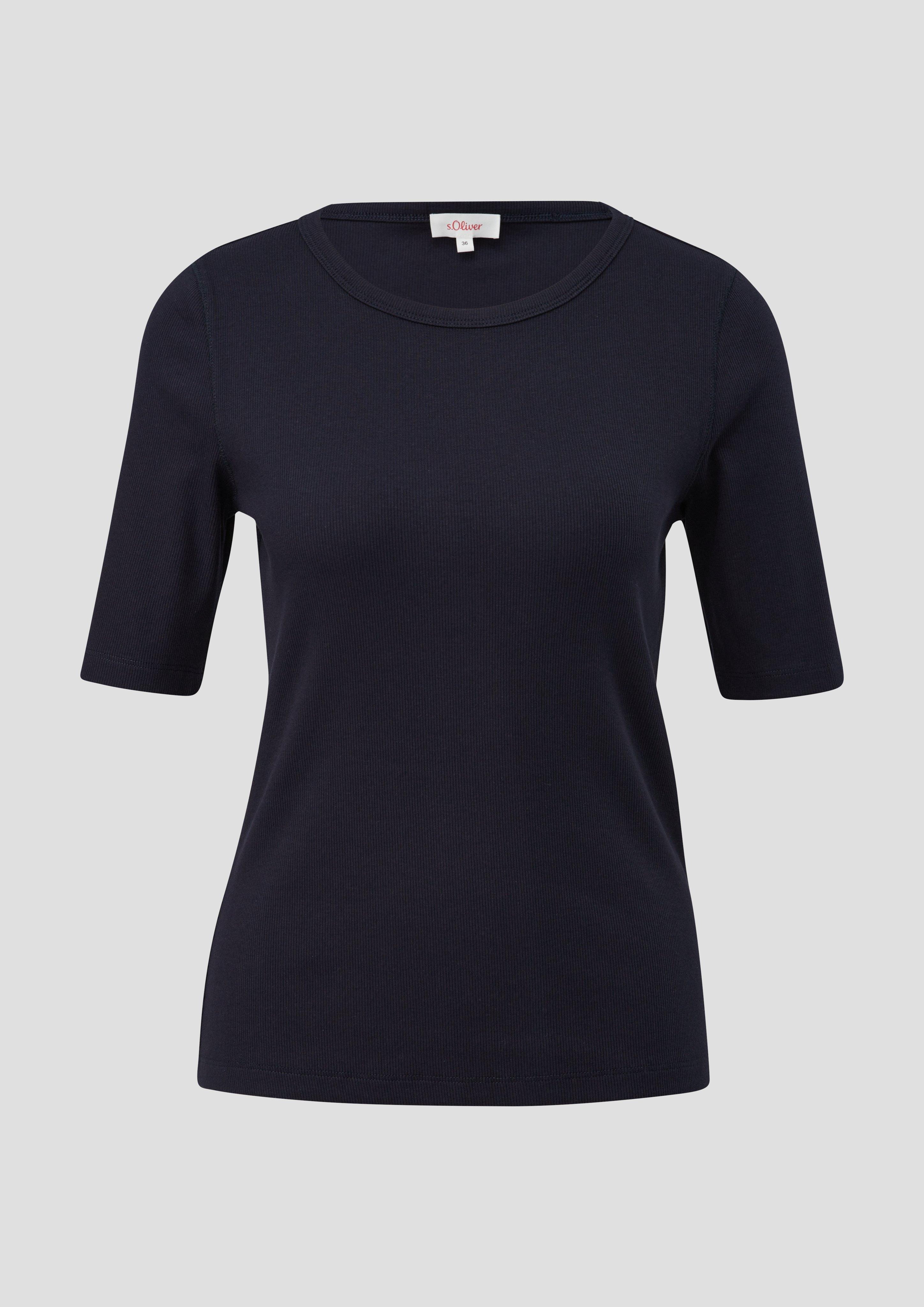 T-Shirt mit Rippstruktur  2144474-5959