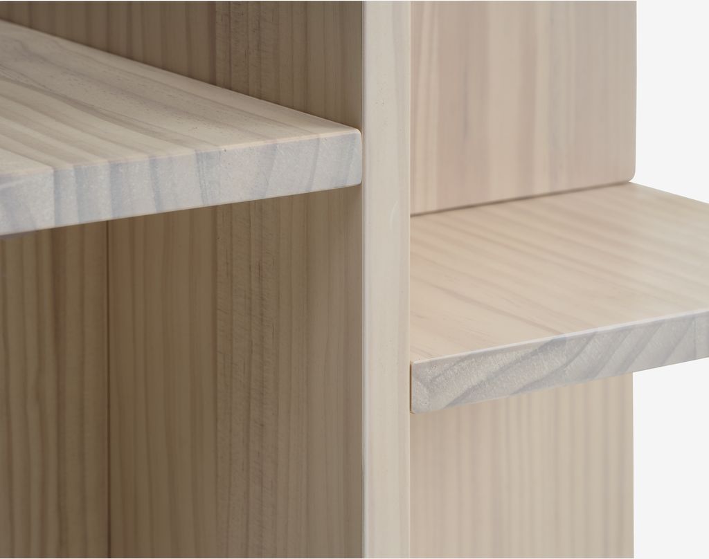 SOLLERUP SOLLERUP 33x40 pedestal com prateleiras, pinho maciço