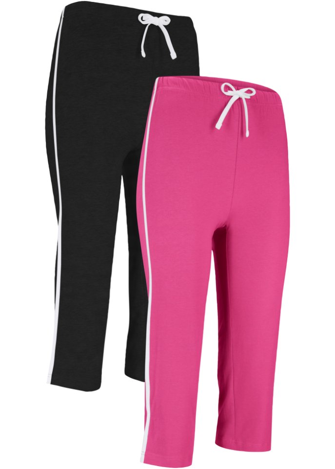 Sport Capri-Hose, Skinny (2er Pack)