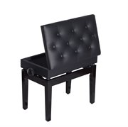 HOMCOM Klavierhocker Klavierbank Klavier Bank Schminkhocker Hocker mit Stauraum höhenverstellbar