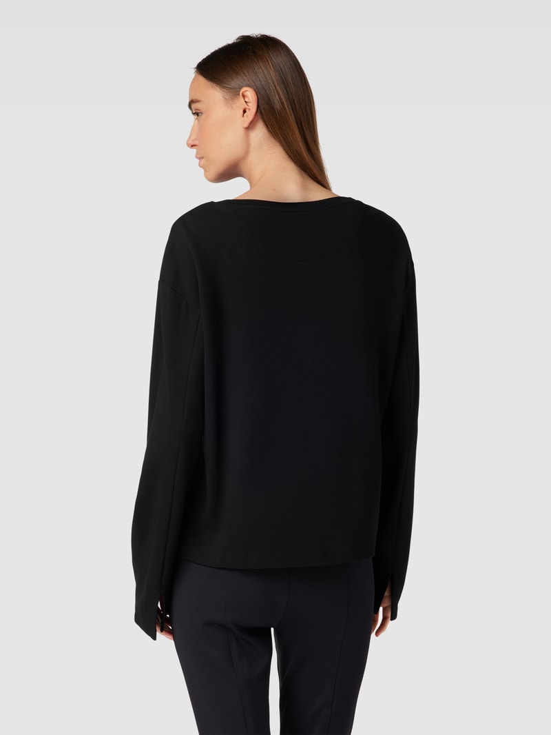 Sweatshirt mit Glockenärmeln Modell 'BEAA TRICE' in schwarz