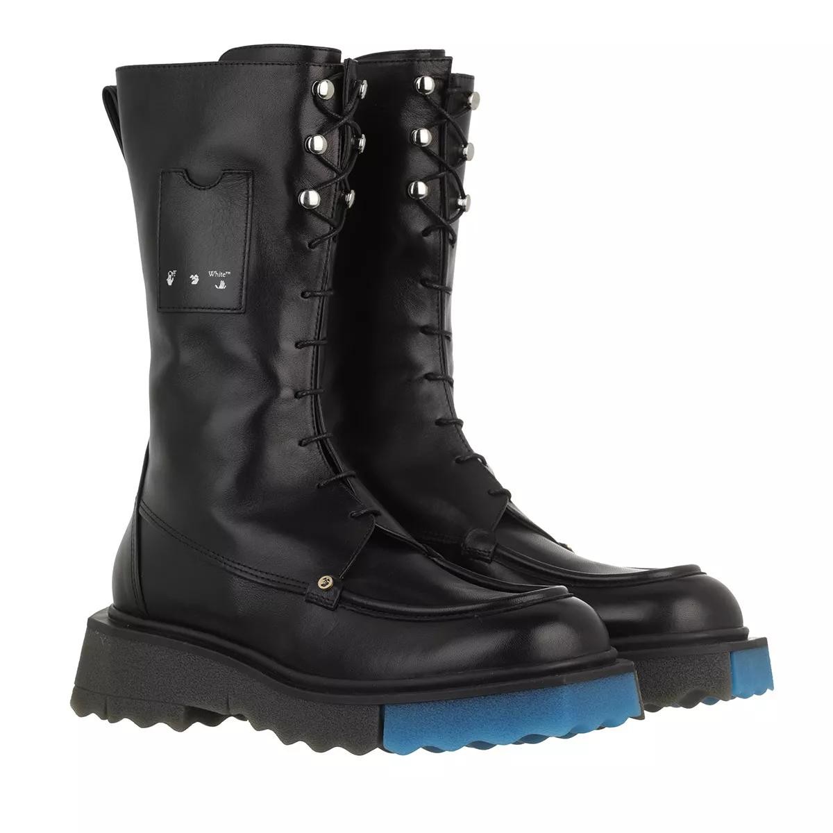 OFF-WHITE Stiefeletten schwarz Schnürstiefel