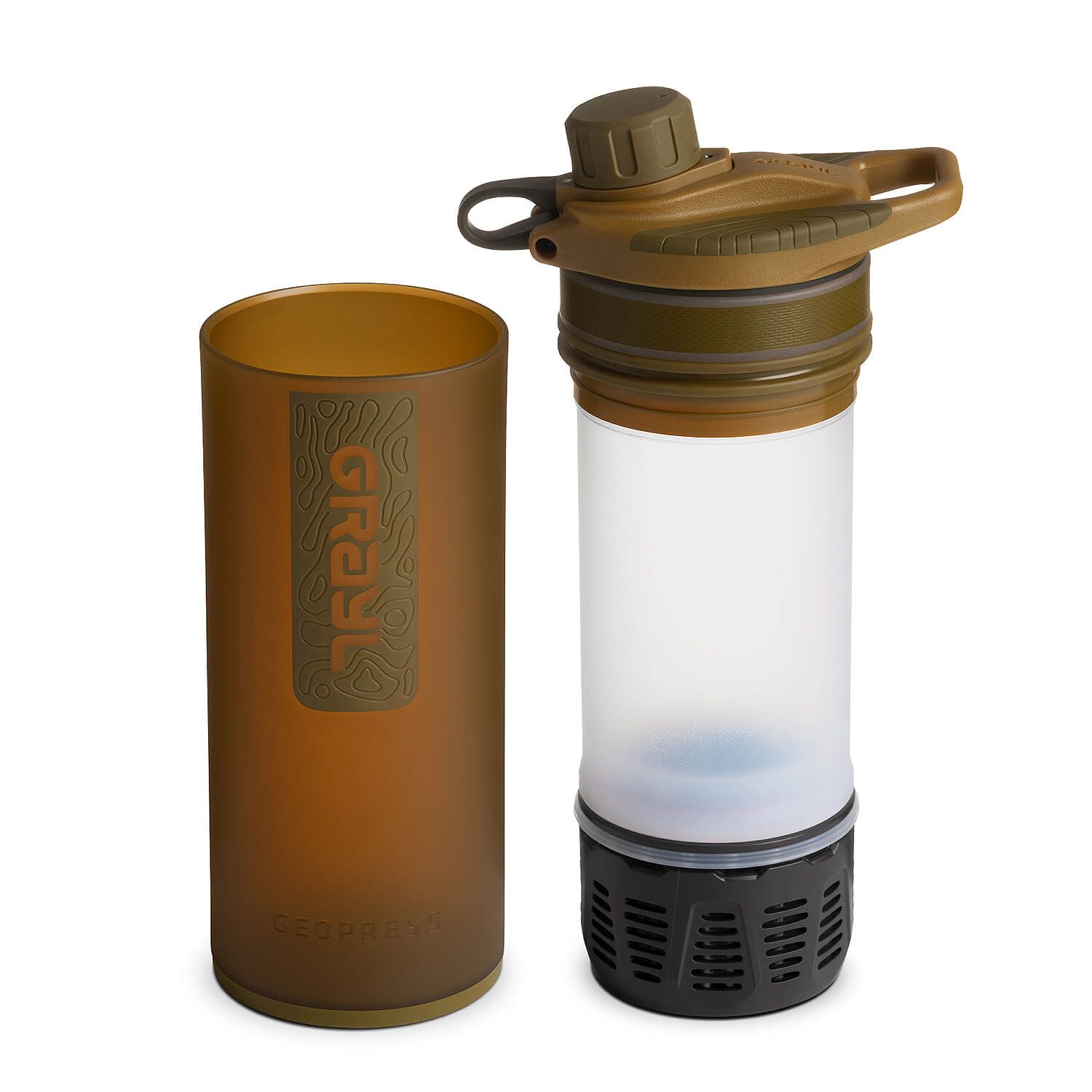 GeoPress Wasserfilter Trinkflasche