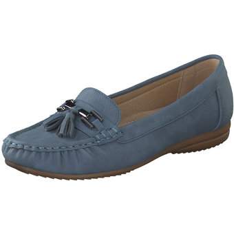 smiling for feet Mokassin in blau