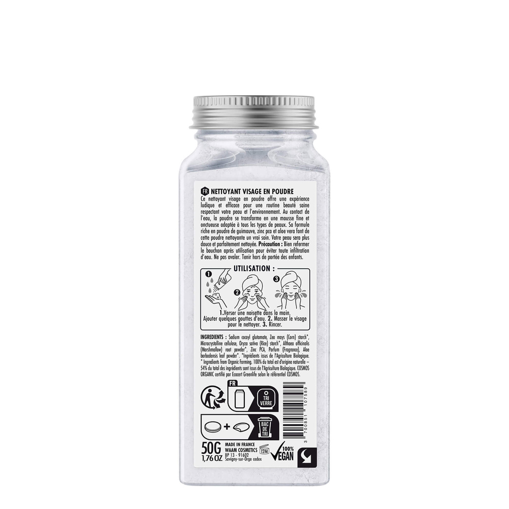 waam NETTOYANT VISAGE Nettoyant visage en poudre