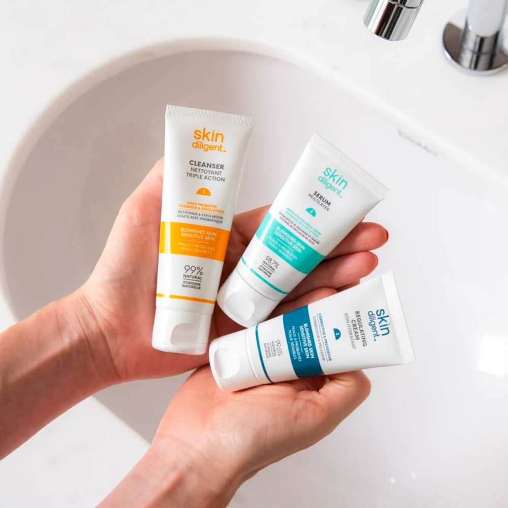 skin diligent Coffret Acne-Prone Skin In & Out: Skincare & Complément Alimentaire