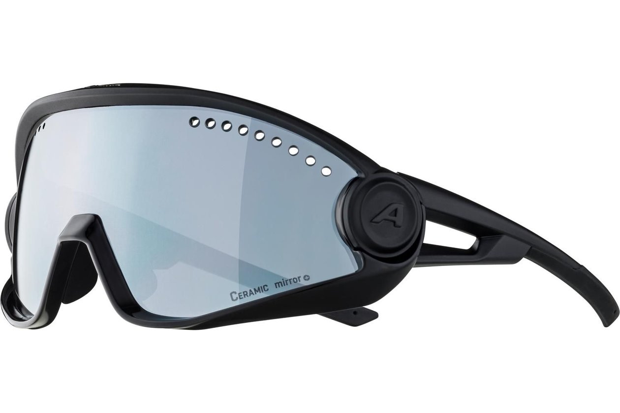 Alpina 5W1NG all black matt / black mirror lens
