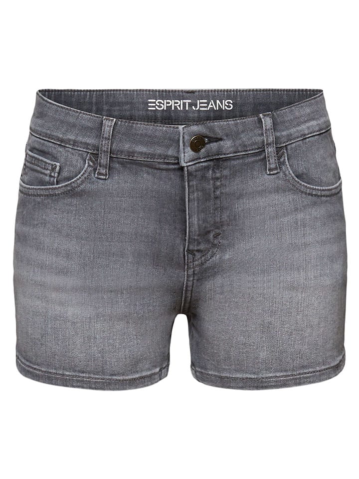 ESPRIT Jeans-Shorts in Grau günstig kaufen