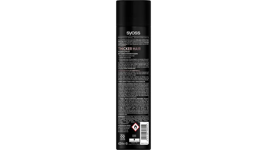 syoss Thicker Hair Haarspray 400 ml