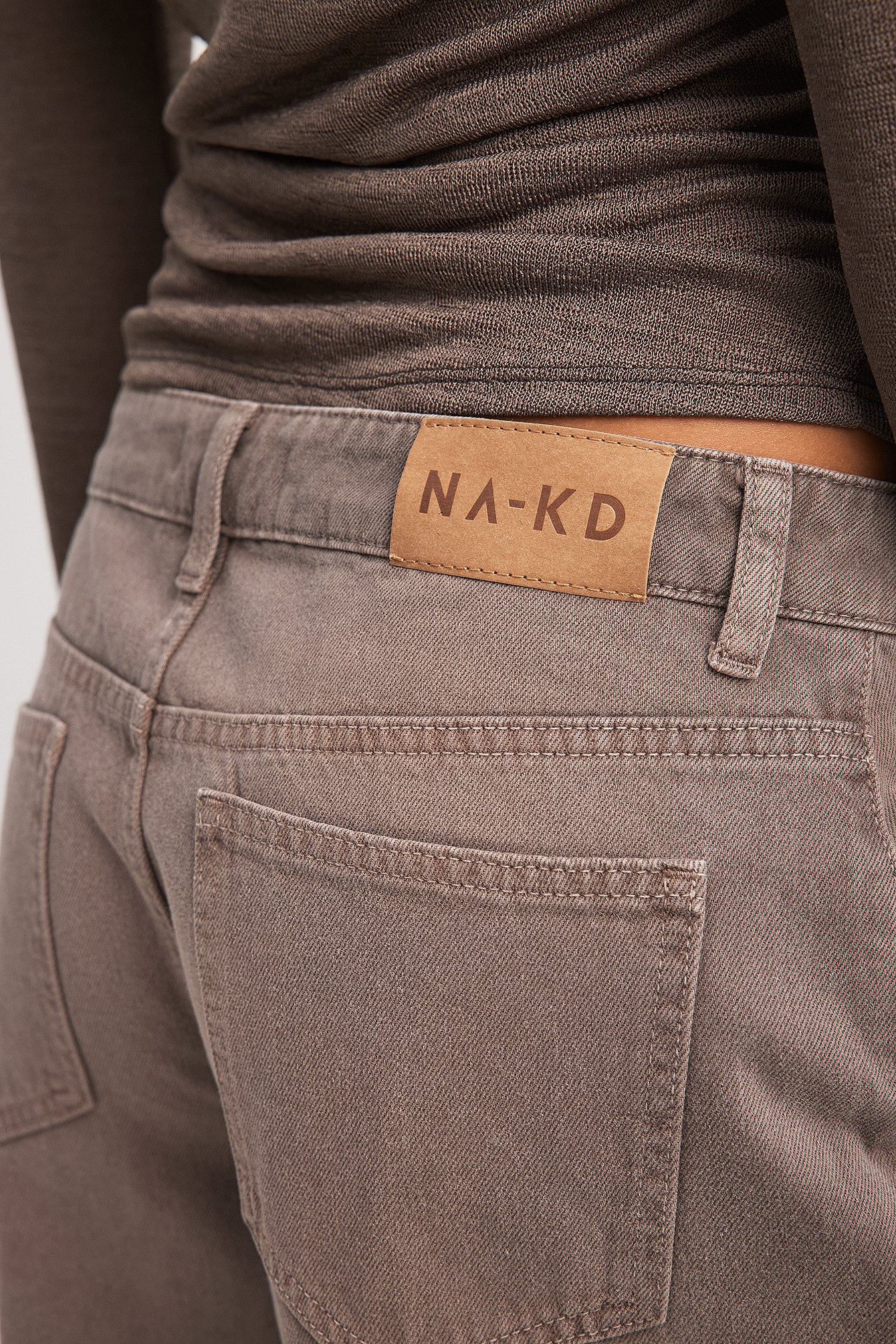 Lockere Jeans mit mittlerer Taille