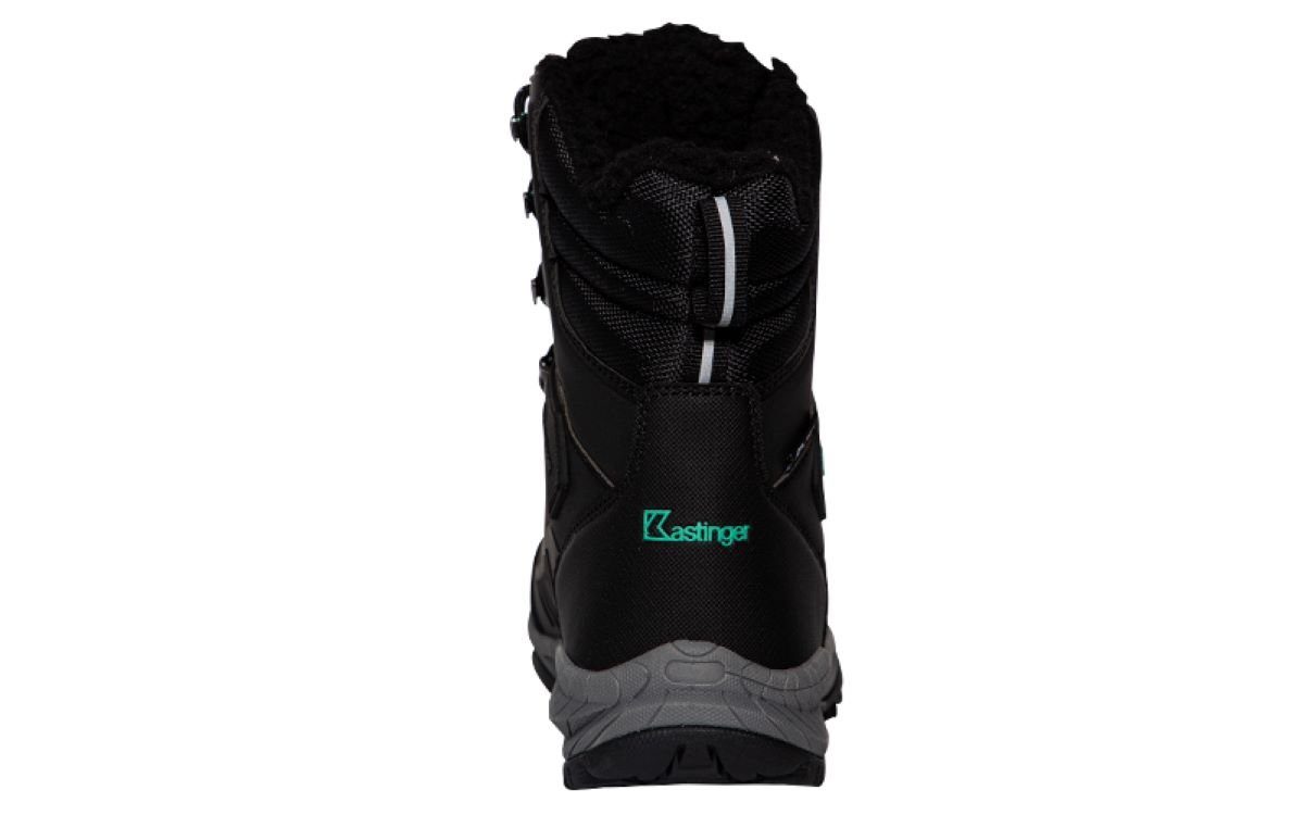 Kastinger Woomaar Winterstiefel gefüttert wasserdicht black/mint Outdoorwinterstiefel wasserdicht