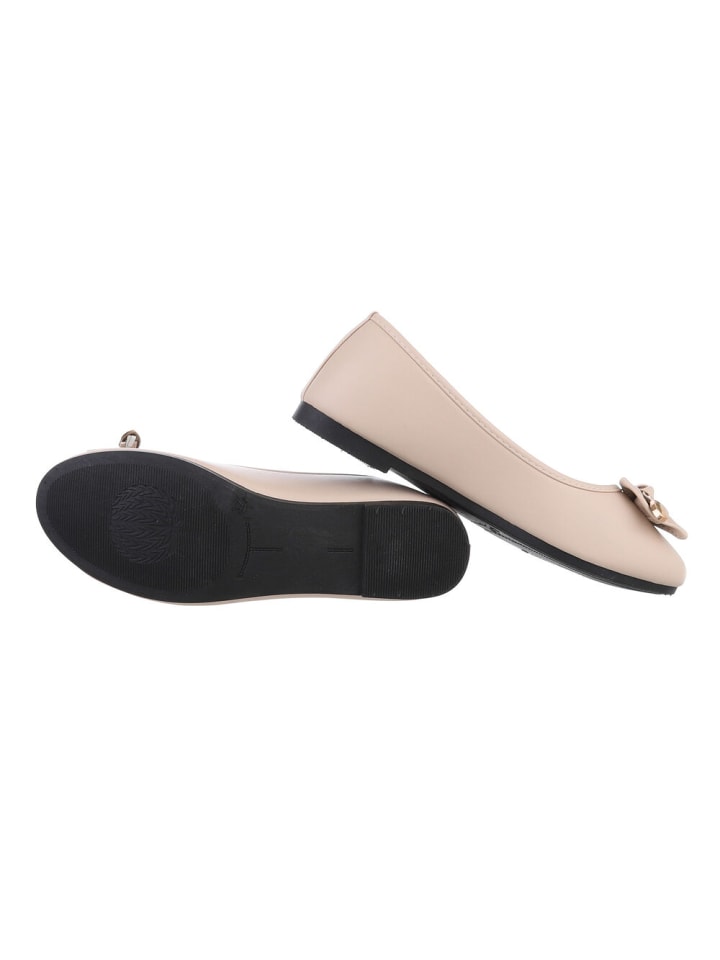 Ital-Design Ballerina in Beige günstig kaufen