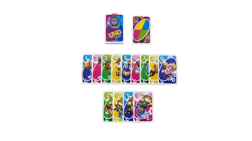 Uno Junior Paw Patrol: The Mighty Movie“ Kartenspiel