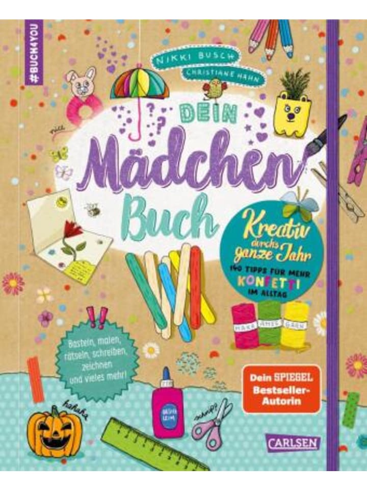 Carlsen Buch - #buch4you: Dein Mädchenbuch: Kreativ durch's ganze Jahr günstig kaufen onesize