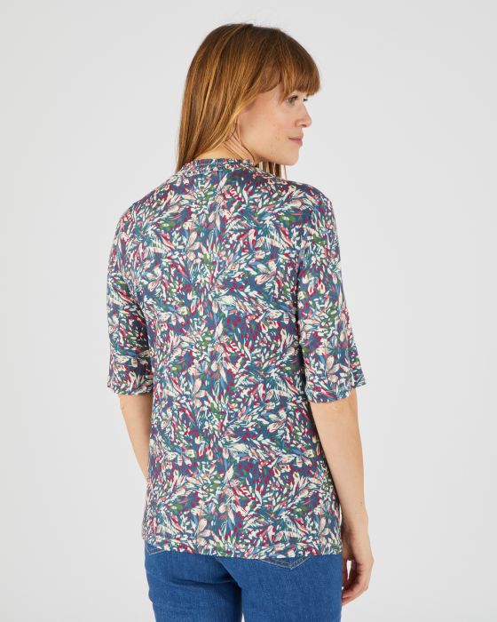 Tee-shirt fibres viscose stretch Lenzing(TM) EcoVero(TM)