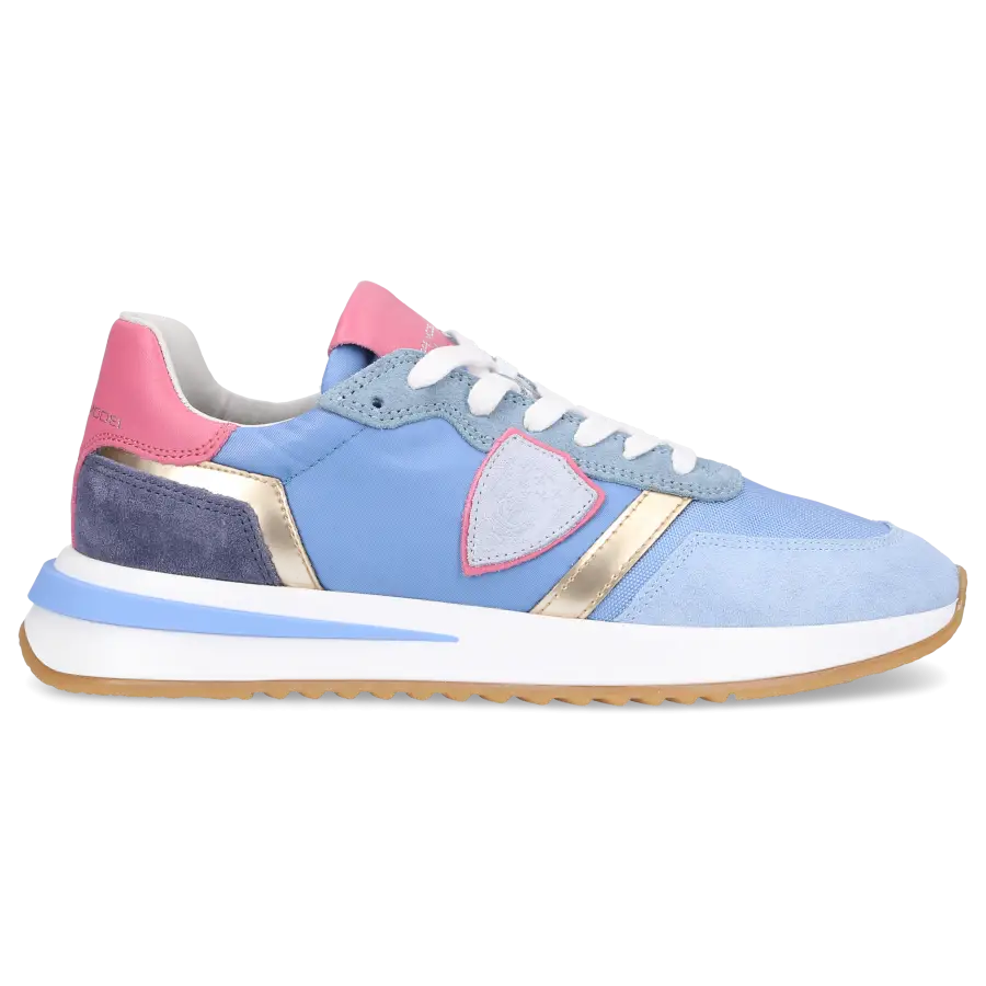 Philippe Model - Sneaker low TROPEZ 2.1 Veloursleder Nylon - blau