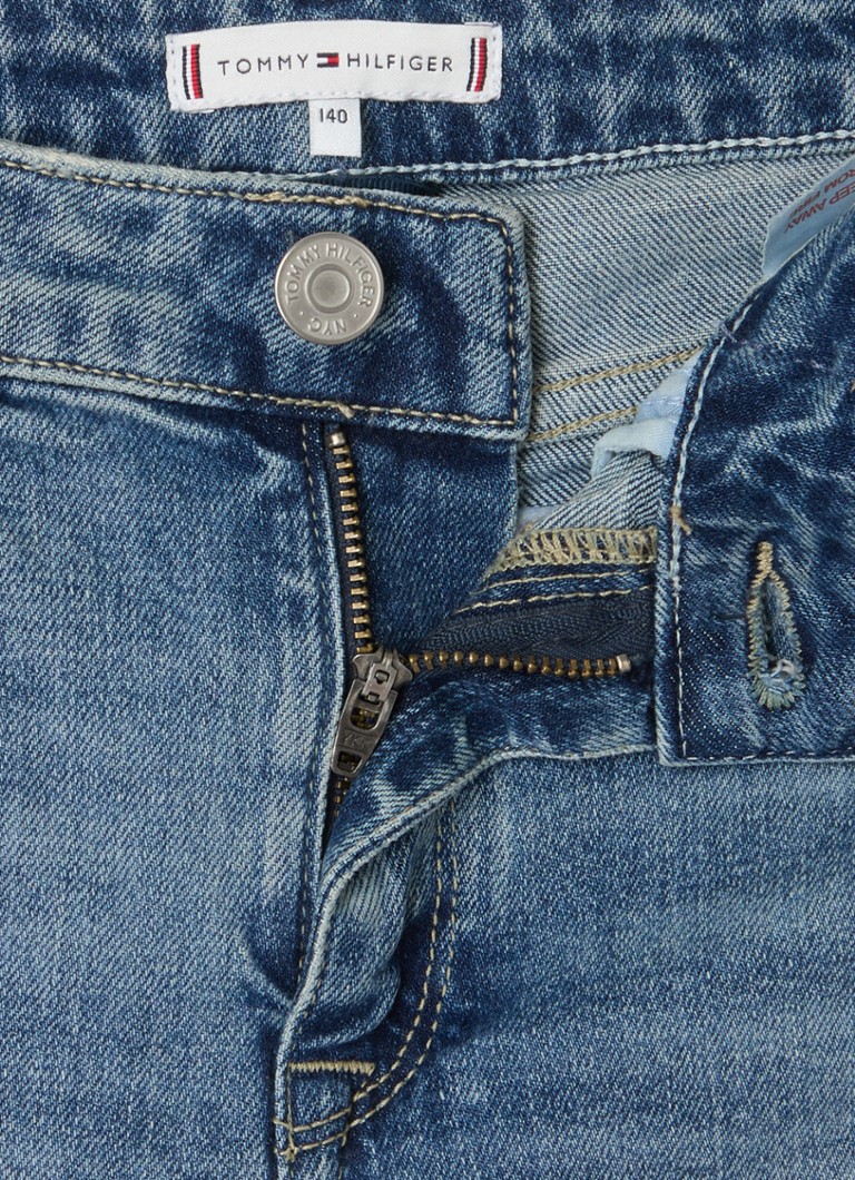 Blugi evazați Tommy Hilfiger cu talie elastică