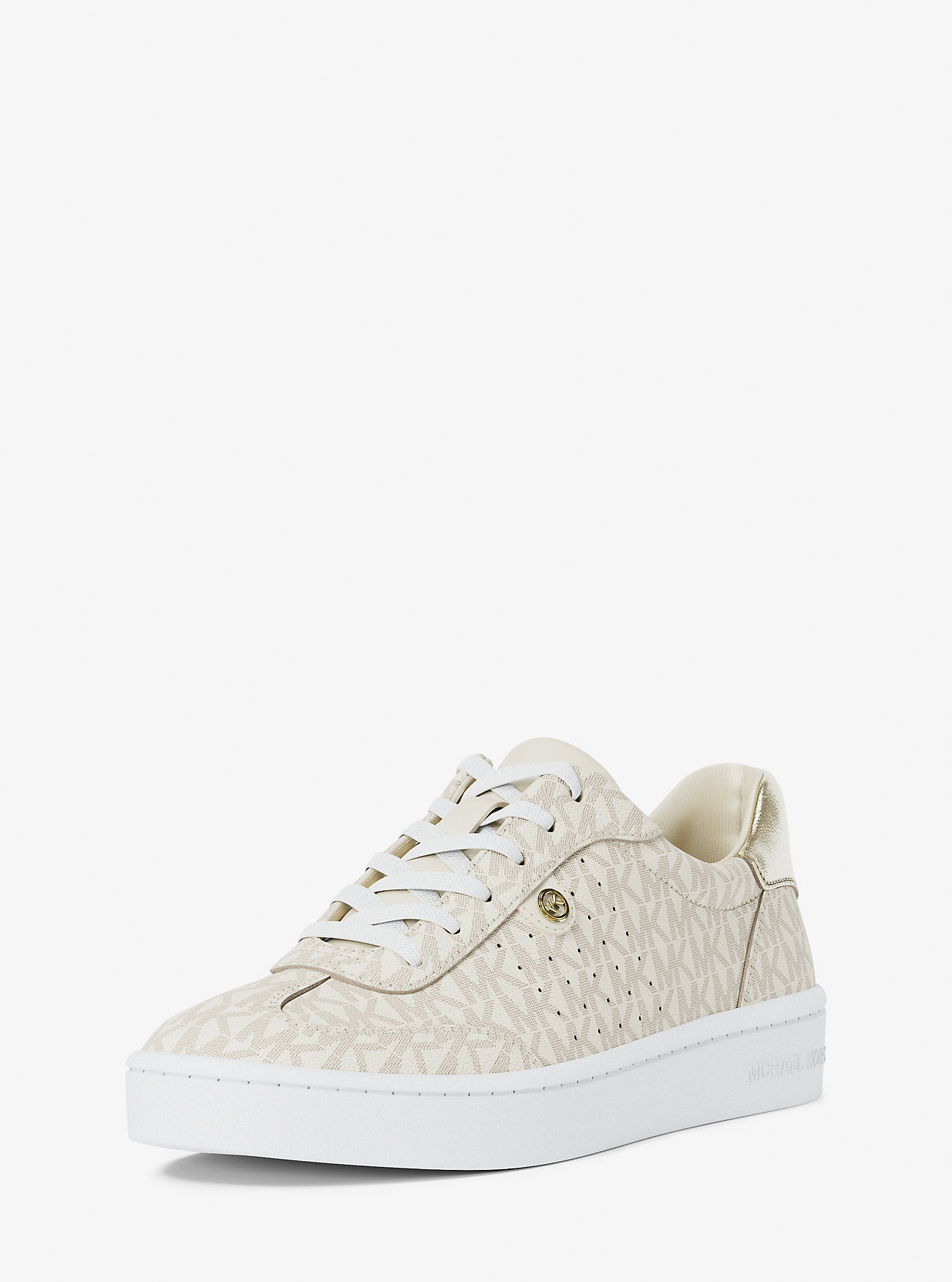 Scotty Signature Logo Sneaker - VANILLA COMBO