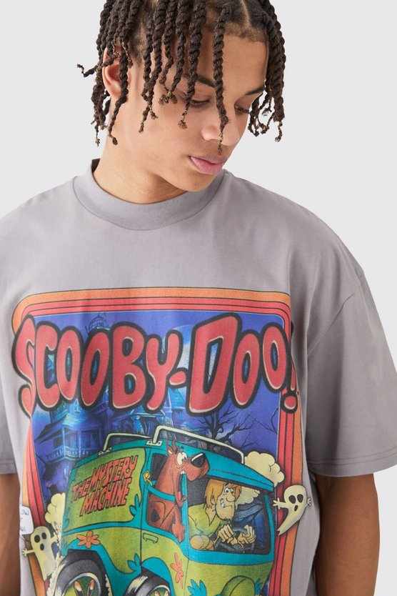 Oversize T-Shirt mit lizenziertem Scooby Doo Print