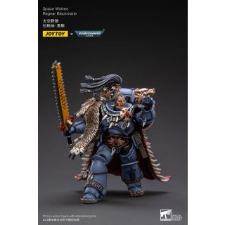Warhammer 40k Actionfigur 1/18 Space Wolves Ragnar Blackmane 13 cm