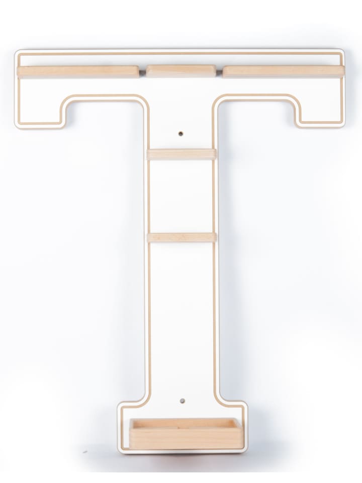BOARTI Holz Regal Buchstabe T für Toniebox Tonies Figuren in Weiß günstig kaufen onesize