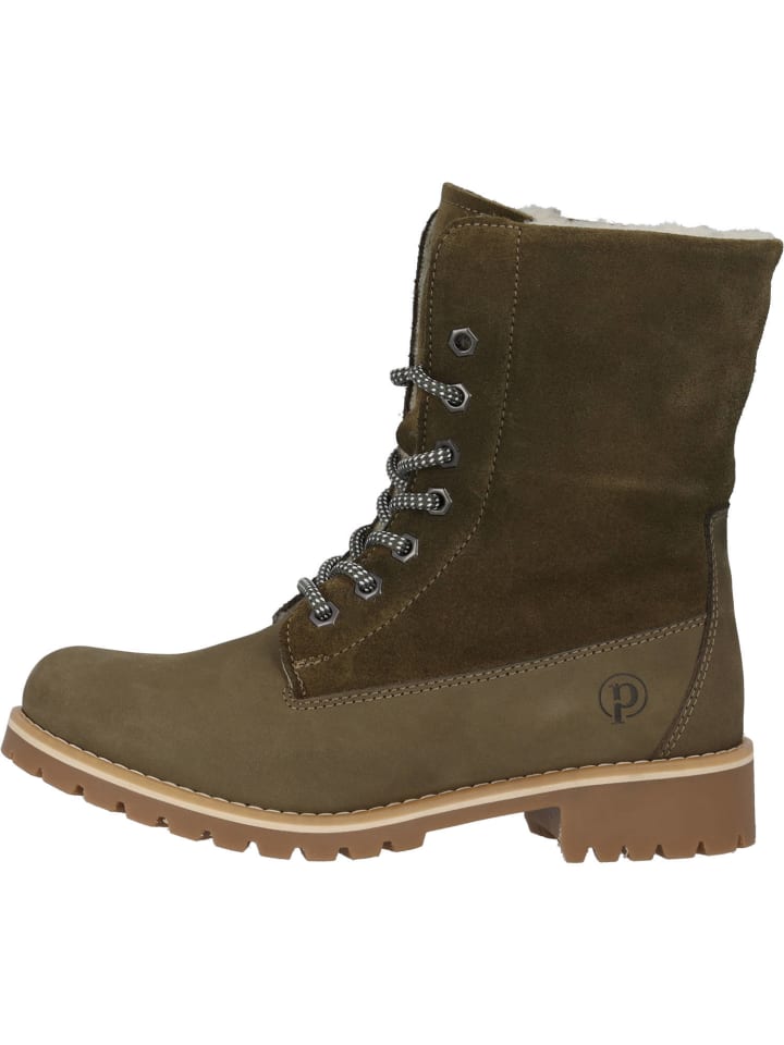 palado Schnürstiefel in olive günstig kaufen