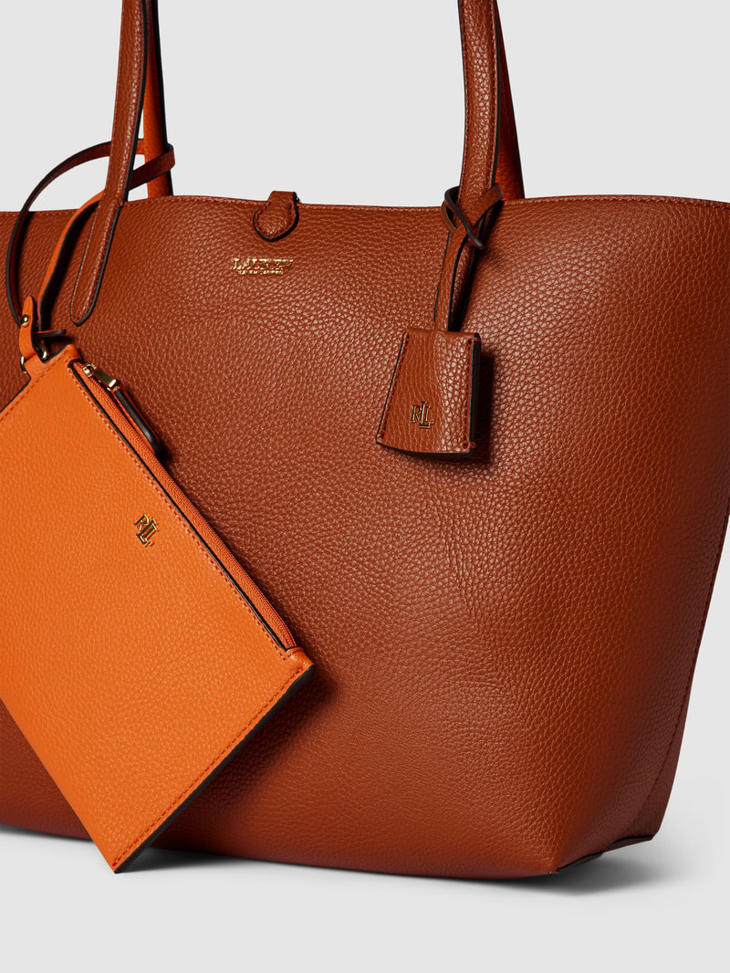Shopper mit Wendefunktion in cognac