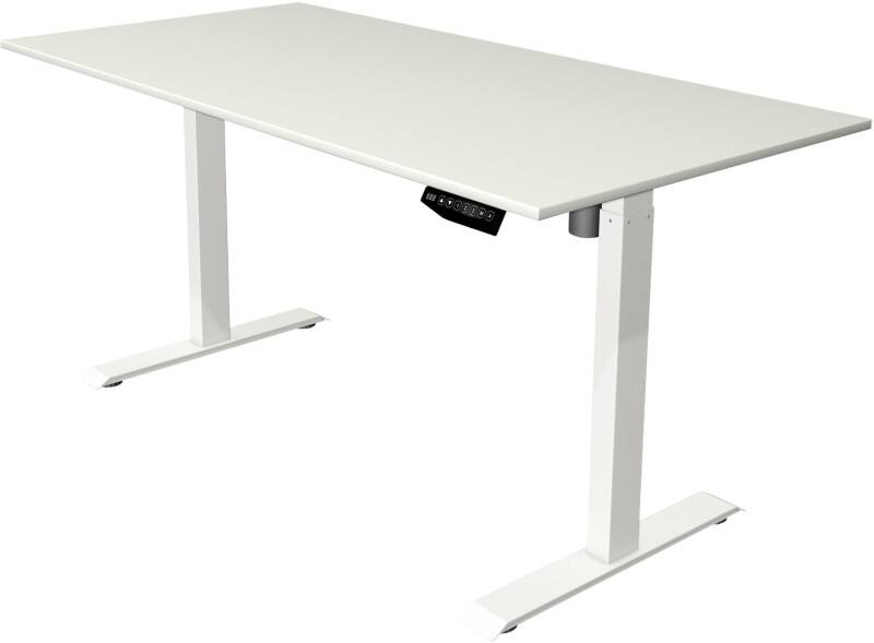 Kerkmann 10360010 Move 1 Elektrisch Höhenverstellbar Sitz-Stehschreibtisch Rechteckig Melamin;Stahl Weiß 1.600 x 800 x 1.230 mm