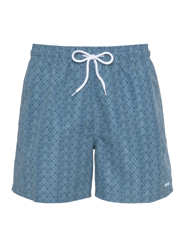 H.I.S Badeshorts in blau bedruckt günstig kaufen