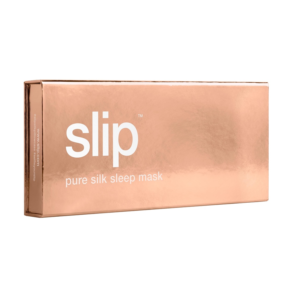 slip masque de sommeil pure soie slip - rosegold masque de sommeil