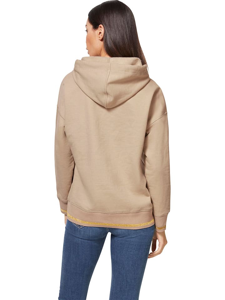 Heine Hoodie in Beige günstig kaufen