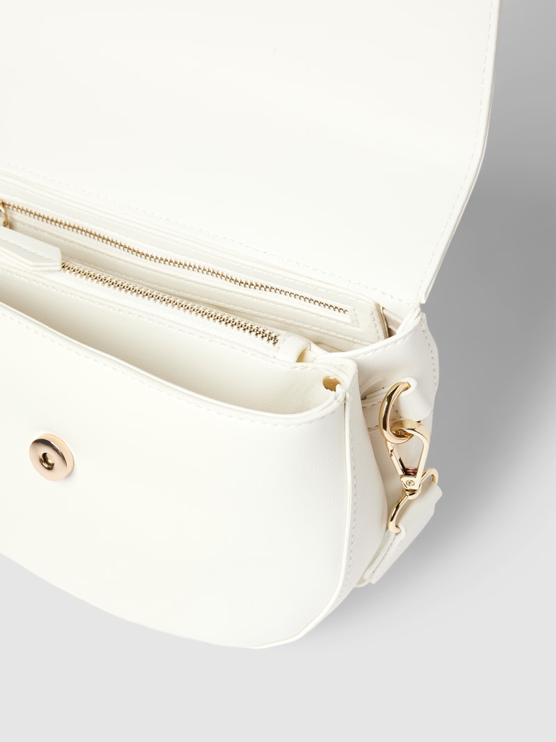 Handtasche mit Reißverschlussfächern Modell 'Bigs' in ecru