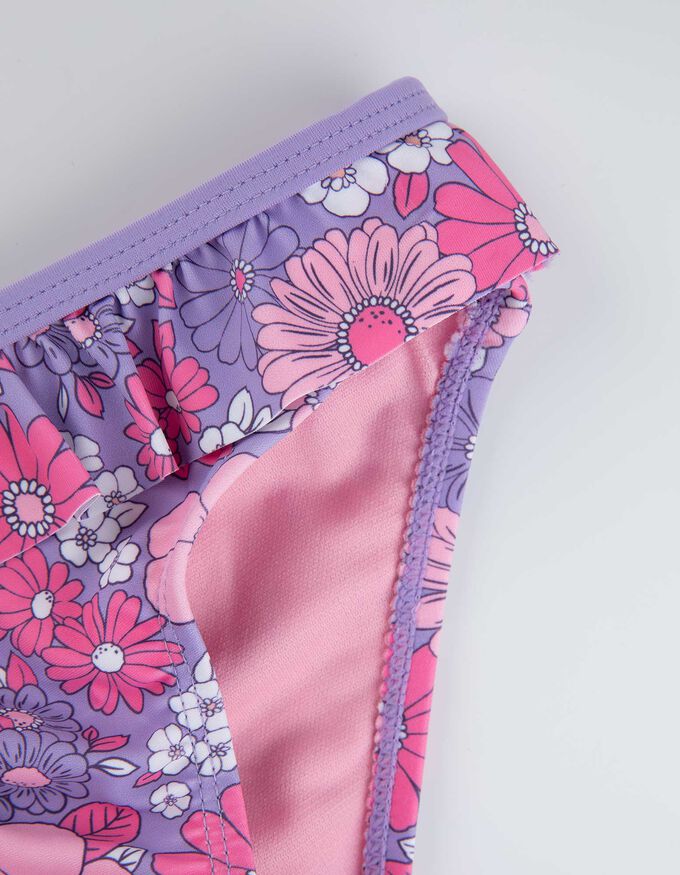 Set aus Bikinitop und Bikinislip - Volants