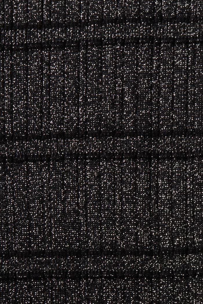 Strick-Minikleid im Glitzer-Look