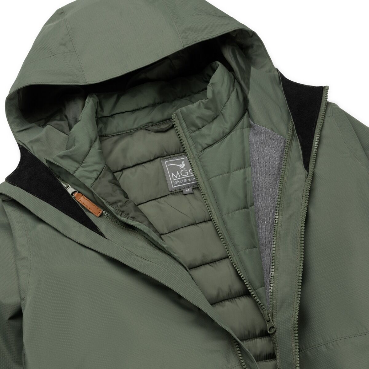 MGO Lizzy Green 3-in-1 Damenjacke