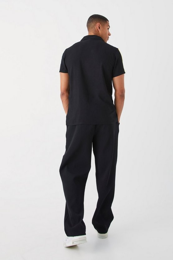 Lockere Hose mit elastischem Bund
