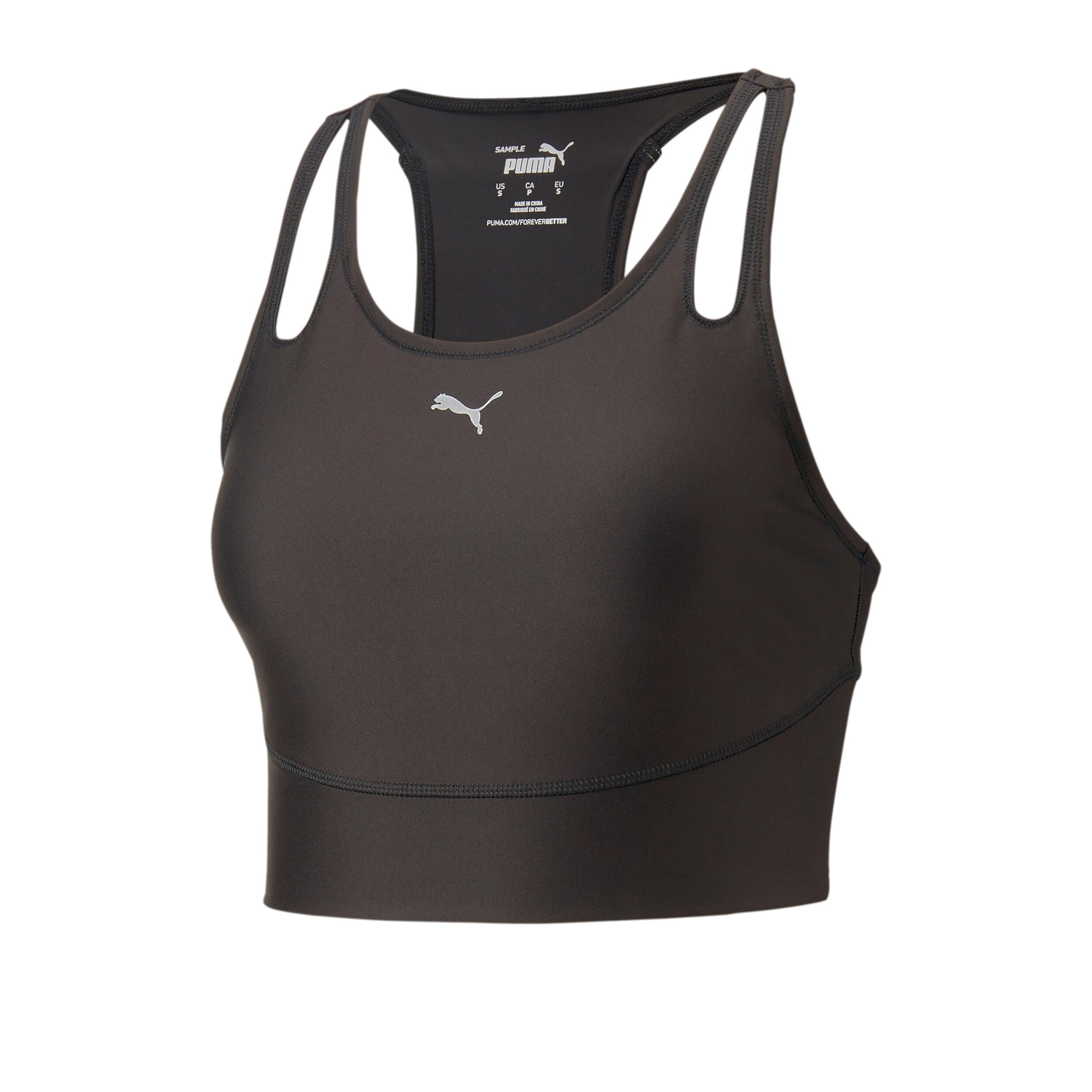 Run Ultraform Crop Sport-BH Damen - Schwarz