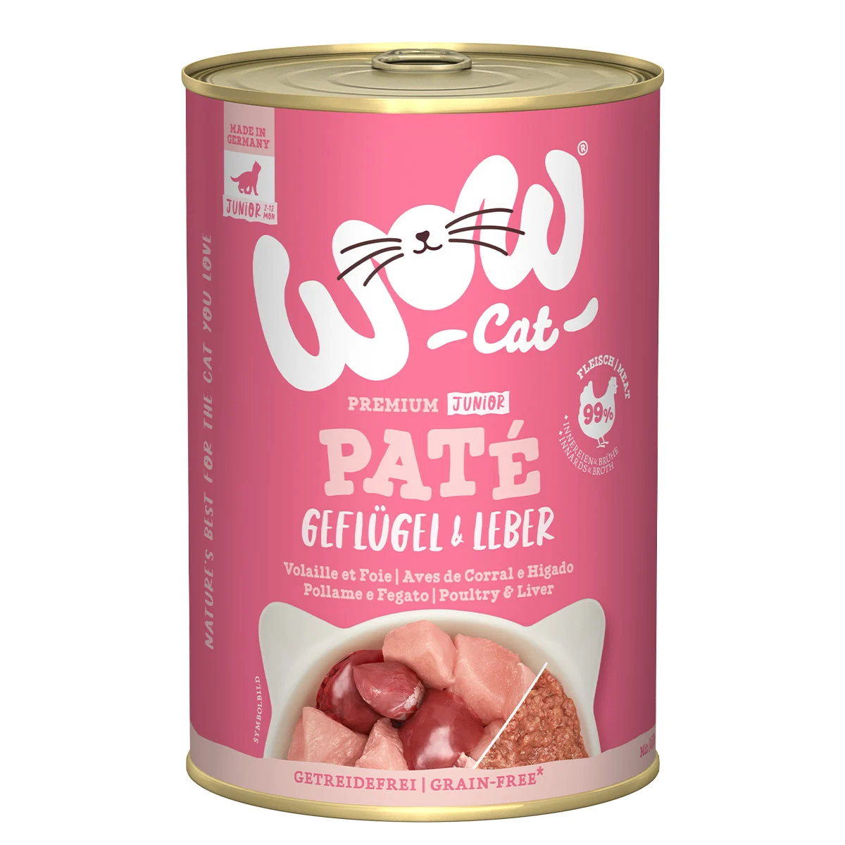 WOW CAT Junior Geflügel & Leber günstig kaufen bei ZooRoyal
