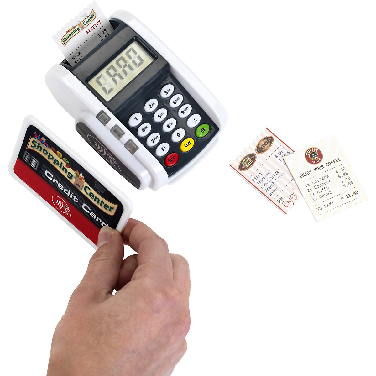 POS-Terminal mit Licht & Sound, Kartenlesegerät Kinderkasse