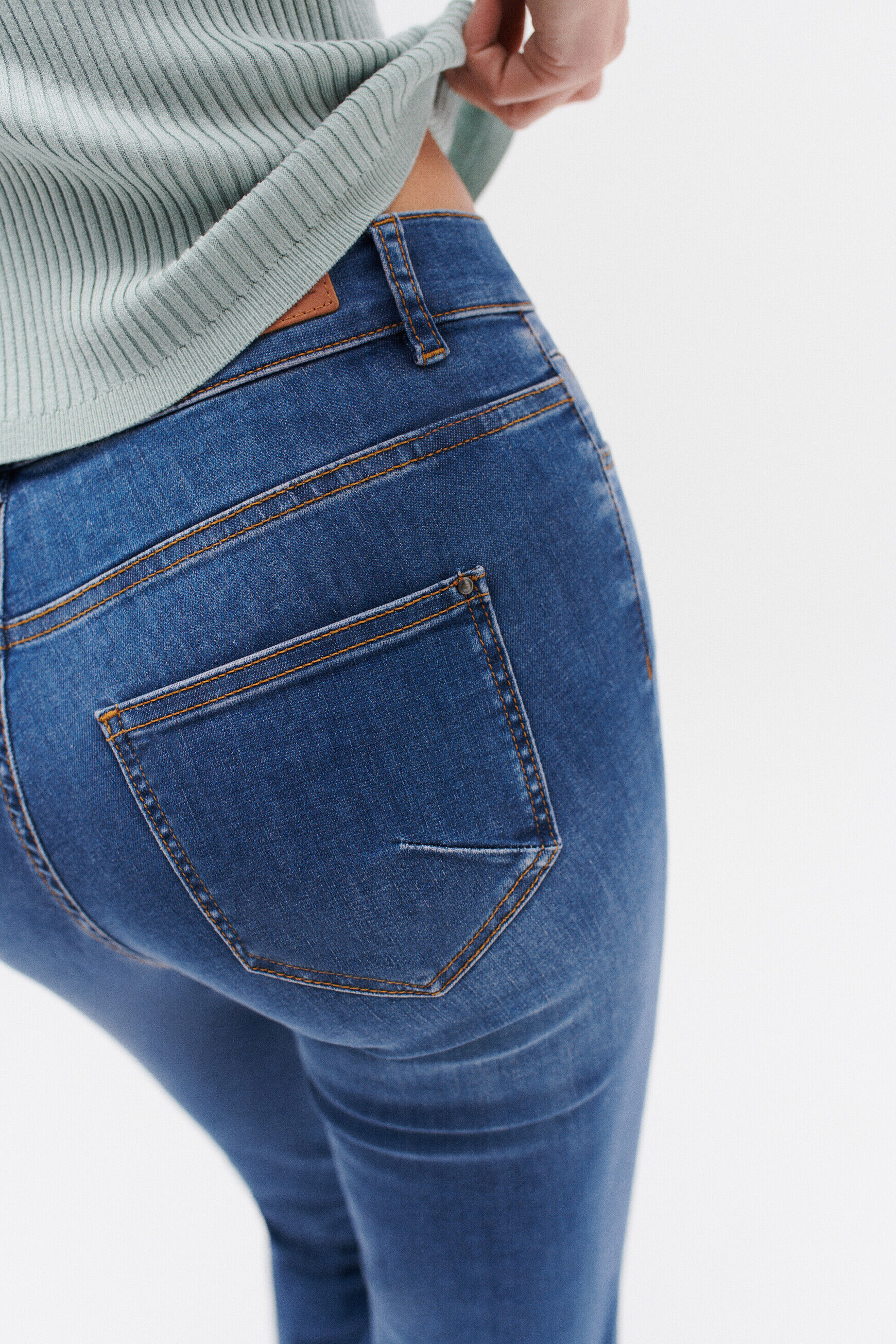 jean pantacourt caleb b denim stone femme