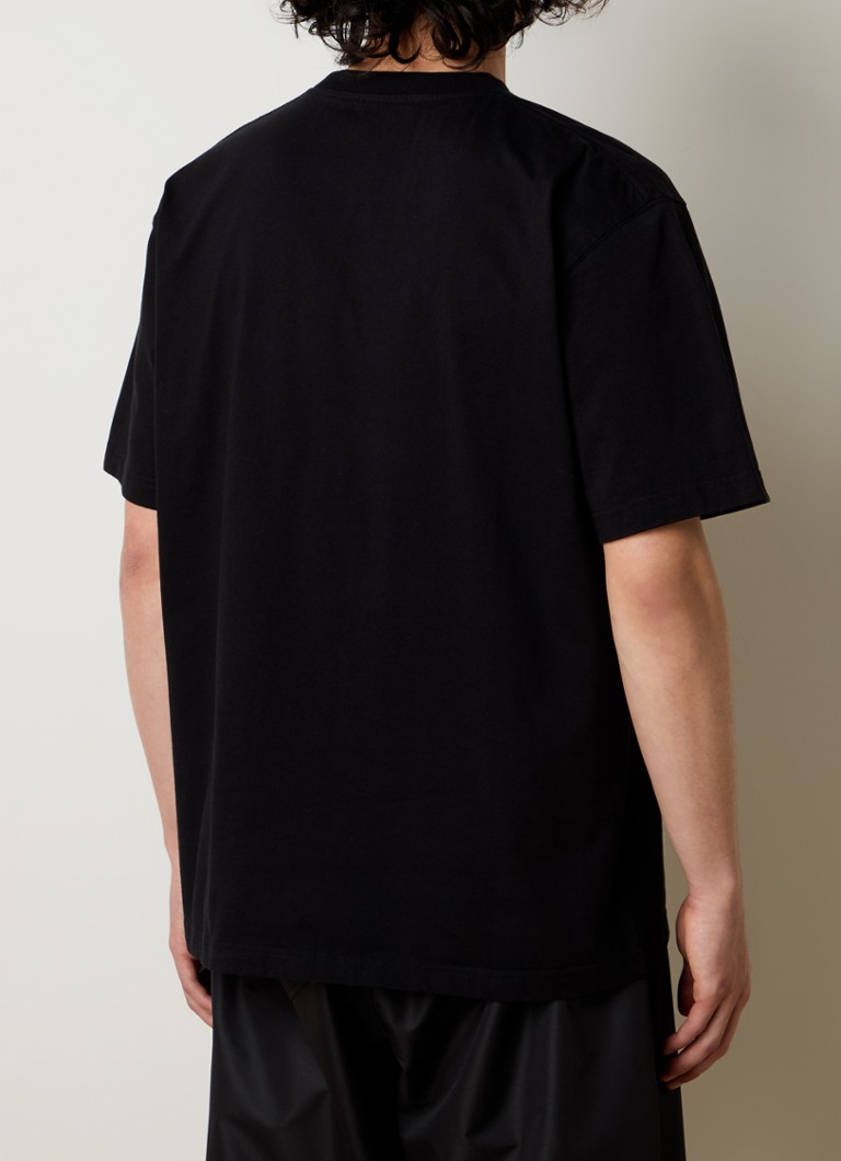 JW Anderson Canary T-shirt made of organic cotton with logo embroidery