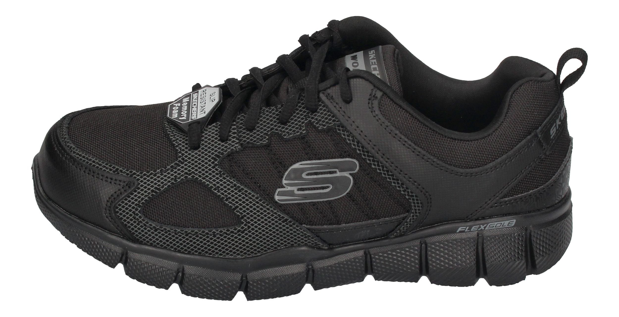 Skechers TELFIN SANPHET Arbeitsschuh Black
