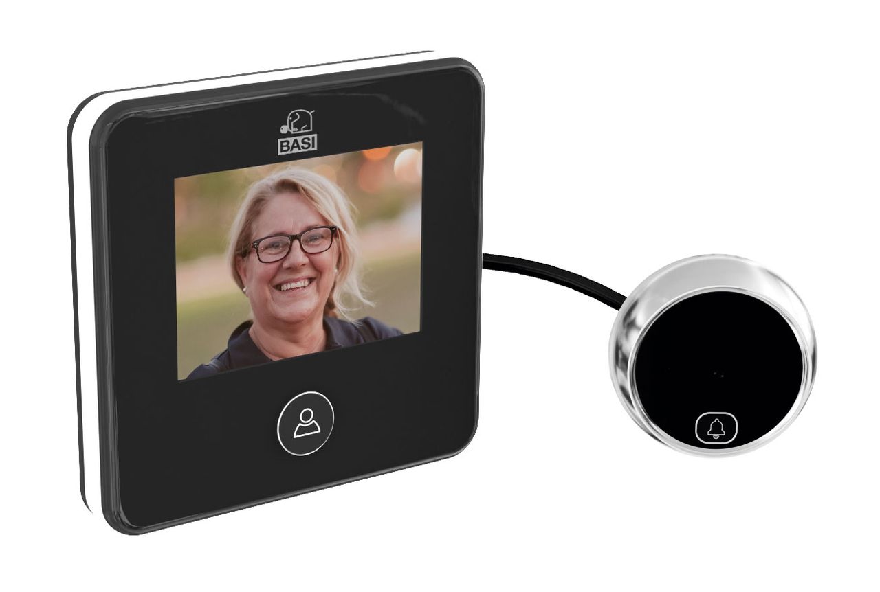 Basi Digitaler Türspion - TS 800 - schwarz