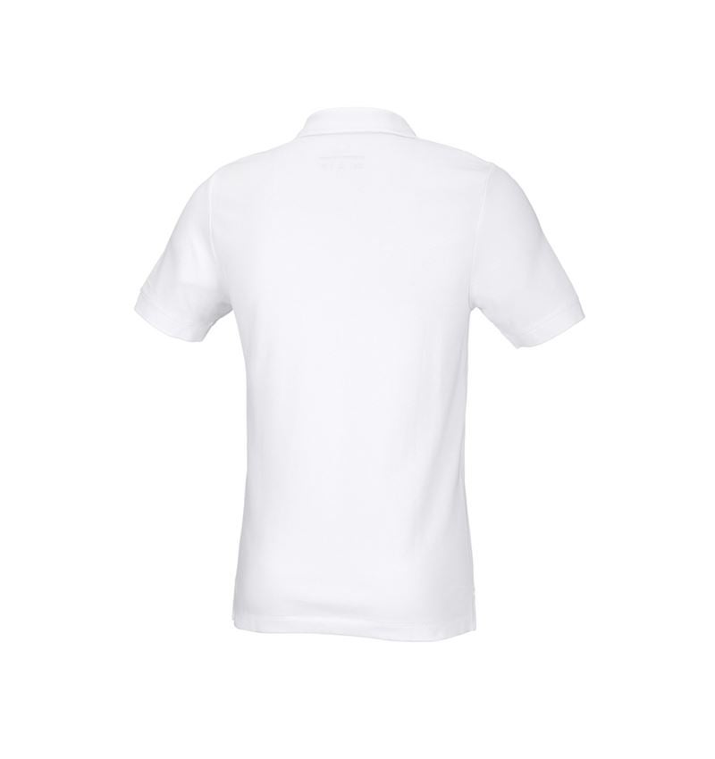 e.s. Piqué-Polo cotton stretch, slim fit
